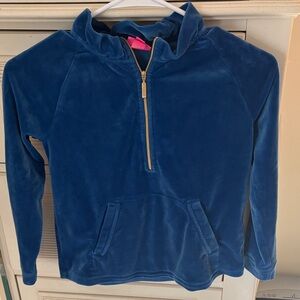 Lilly Pulitzer Blue Fleece Pullover